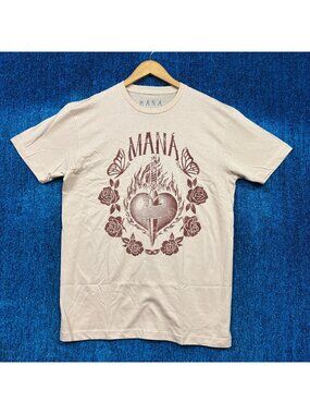 Mana Vivir Sin Aire Tour Mariposa Tracionera Tattoo Tee L